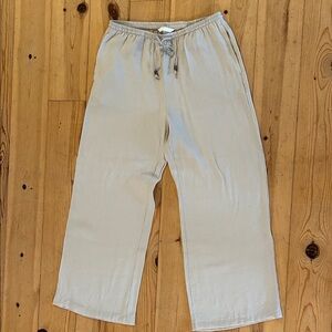 H&M Beige Casual crepe wrinkle Pants